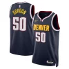 Splendido Incantevole Fantastico Aaron Gordon Denver Nuggets Nike Unisex Swingman Replica Jersey Icon Edition Navy per gli appassionati