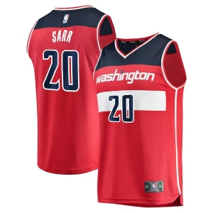 Carino Alexandre Sarr Washington Wizards Youth Fast Break Replica Player Jersey Icon Edition Red per gli appassionati