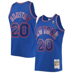Gorgeous Fantastico Allan Houston New York Knicks 1996/97 Throwback Dark Swingman Jersey Blue per gli appassionati