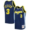 Gorgeous Lussuoso Allen Iverson Denver Nuggets Hardwood Classics Swingman Jersey Navy per gli appassionati