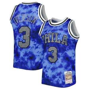 Versatile Carino Allen Iverson Philadelphia 76ers 1996/97 Galaxy Swingman Jersey Royal per gli appassionati
