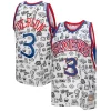 Elegante Raffinato Allen Iverson Philadelphia 76ers 1996/97 Swingman Jersey White per gli appassionati