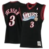 Classico Gorgeous Allen Iverson Philadelphia 76ers 2000/01 Hardwood Classics Swingman Jersey Black per gli appassionati