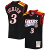 Raffinato Allen Iverson Philadelphia 76ers Hardwood Classics 2006/07 Swingman Jersey Black per gli appassionati