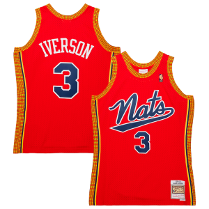 Cool Resistente Gorgeous Allen Iverson Philadelphia 76ers 2004/05 Hardwood Classics Swingman Jersey Red per gli appassionati