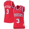 Elegante Sofisticato Splendido Allen Iverson Philadelphia 76ers Women's 2002/03 Hardwood Classics Swingman Jersey Red per gli appassionati