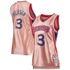 Versatile Allen Iverson Philadelphia 76ers Women's 75th Anniversary Rose Gold 1996 Swingman Jersey Pink per gli appassionati