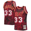 Classico Robusto Sofisticato Alonzo Mourning Miami Heat Hardwood Classics 1996/97 Lunar New Year Swingman Jersey Red per gli appassionati
