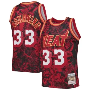 Classico Robusto Sofisticato Alonzo Mourning Miami Heat Hardwood Classics 1996/97 Lunar New Year Swingman Jersey Red per gli appassionati