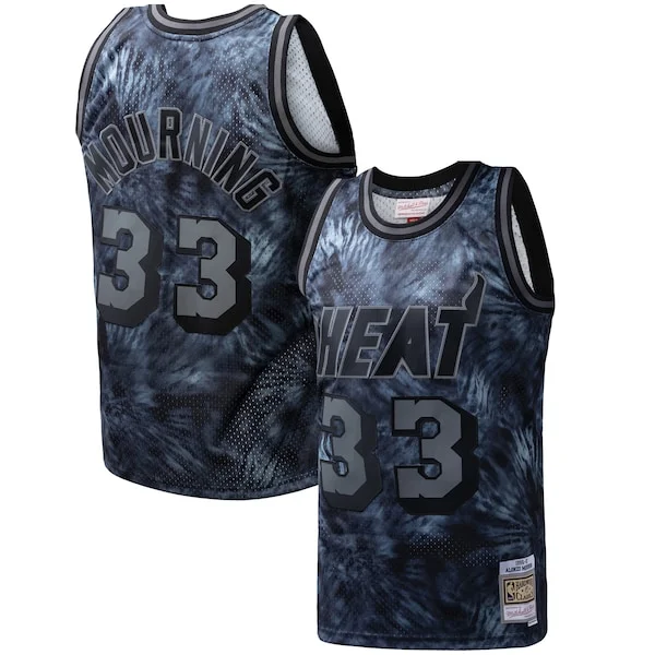 Incantevole Robusto Elegante Alonzo Mourning Miami Heat Hardwood Classics 1996/97 Tie Dye Swingman Jersey Black per gli appassionati