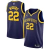Comodo Andrew Wiggins Golden State Warriors Jordan Brand Unisex Swingman Jersey Statement Edition Navy per gli appassionati