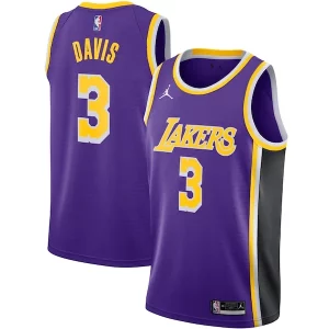 Cool Duraturo Gorgeous Anthony Davis Los Angeles Lakers Jordan Brand 2020/21 Swingman Jersey Statement Edition Purple per gli appassionati