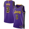 Fantastico Anthony Davis Los Angeles Lakers Jordan Brand Unisex Swingman Jersey Statement Edition Purple per gli appassionati