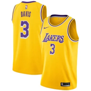 Fantastico Anthony Davis Los Angeles Lakers Nike 2019/20 Swingman Jersey Gold Icon Edition per gli appassionati