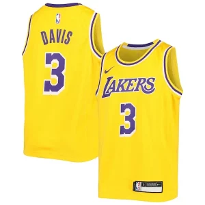 Eccezionale Gorgeous Magnifico Anthony Davis Los Angeles Lakers Nike Youth Swingman Jersey Icon Edition Gold per gli appassionati