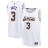 Versatile Eccezionale Anthony Davis Los Angeles Lakers Youth Fast Break Replica Player Jersey Association Edition White per gli appassionati