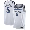 Bellissimo Robusto Anthony Edwards Minnesota Timberwolves Nike Unisex Swingman Jersey Association Edition White per gli appassionati