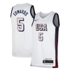 Fantastico Bellissimo Anthony Edwards Unisex Nike Men's USA Basketball 2024 Swingman Player Jersey White per gli appassionati