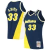 Cool Carino Magnifico Antonio Davis Indiana Pacers 1996/97 Hardwood Classics Swingman Jersey Navy per gli appassionati