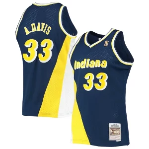 Cool Carino Magnifico Antonio Davis Indiana Pacers 1996/97 Hardwood Classics Swingman Jersey Navy per gli appassionati