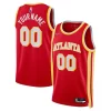 Fantastico Gorgeous Fascinante Atlanta Hawks Nike 2021/22 Diamond Swingman Custom Jersey Icon Edition Red per gli appassionati