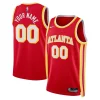Bellissimo Ottimo Elegante Atlanta Hawks Nike Unisex Swingman Custom Jersey Red Icon Edition per gli appassionati