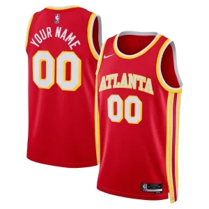 Bellissimo Ottimo Elegante Atlanta Hawks Nike Unisex Swingman Custom Jersey Red Icon Edition per gli appassionati