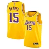 Magnifico Austin Reaves Los Angeles Lakers Nike Youth Swingman Jersey Icon Edition Gold per gli appassionati