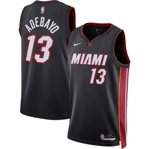 Fantastico Incantevole Duraturo Bam Adebayo Miami Heat Nike Unisex Swingman Jersey Icon Edition Black per gli appassionati