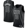 Pratico Ben Simmons Brooklyn Nets Jordan Brand Unisex Swingman Jersey Statement Edition Black per gli appassionati