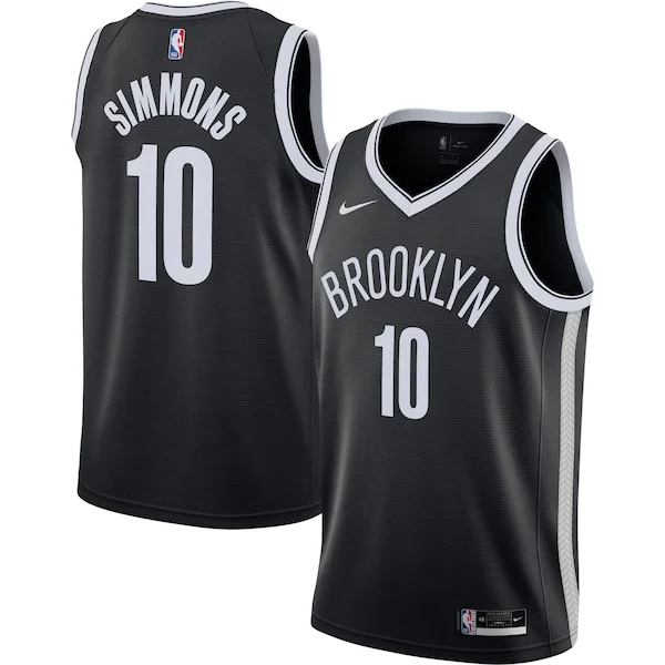 Accattivante Bellissimo Ben Simmons Brooklyn Nets Nike 2021/22 Swingman Jersey Icon Edition Black per gli appassionati