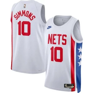 Eccezionale Gorgeous Magnifico Ben Simmons Brooklyn Nets Nike Swingman Jersey Classic Edition White per gli appassionati