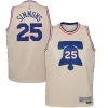 Duraturo Moderno Incantevole Ben Simmons Philadelphia 76ers Nike Youth 2020/21 Swingman Player Jersey Cream Earned Edition per gli appassionati