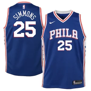 Comodo Ben Simmons Philadelphia 76ers Nike Youth Swingman Jersey Royal Icon Edition/White per gli appassionati