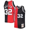 Cool Bill Walton Portland Trail Blazers Hardwood Classics 1976/77 Split Swingman Jersey Red/Black per gli appassionati
