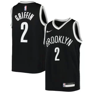 Raffinato Magnifico Cool Blake Griffin Brooklyn Nets Nike Youth Swingman Jersey Icon Edition Black per gli appassionati