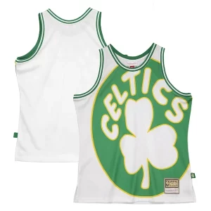 Comodo Boston Celtics Hardwood Classics Blown Out Fashion Jersey White per gli appassionati