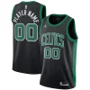 Splendido Incantevole Delizioso Boston Celtics Jordan Brand Swingman Custom Jersey Statement Edition Black per gli appassionati