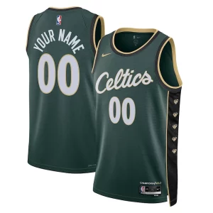 Bellissimo Boston Celtics Nike Unisex 2022/23 Swingman Custom Jersey City Edition Kelly Green per gli appassionati