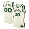 Delizioso Lussuoso Incantevole Boston Celtics Nike Unisex 2023/24 Custom Swingman Jersey White City Edition per gli appassionati