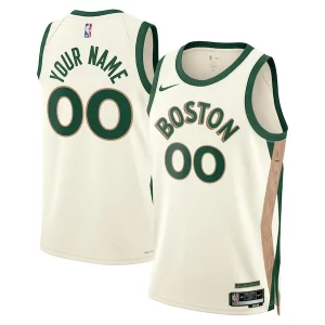Delizioso Lussuoso Incantevole Boston Celtics Nike Unisex 2023/24 Custom Swingman Jersey White City Edition per gli appassionati