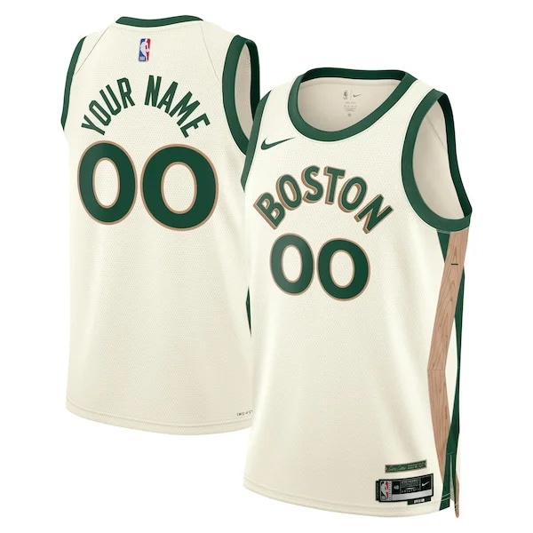 Delizioso Lussuoso Incantevole Boston Celtics Nike Unisex 2023/24 Custom Swingman Jersey White City Edition per gli appassionati