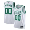 Eccezionale Boston Celtics Nike Unisex Swingman Custom Jersey White Association Edition per gli appassionati