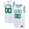 Classico Duraturo Boston Celtics Fast Break Custom Jersey Association Edition White/Kelly Green/Black per gli appassionati
