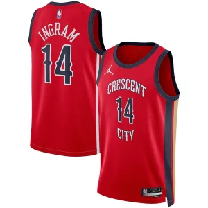 Lussuoso Brandon Ingram New Orleans Pelicans Jordan Brand Unisex Swingman Jersey Statement Edition Red per gli appassionati