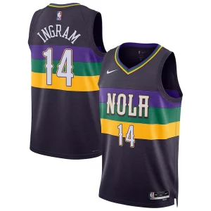 Lussuoso Raffinato Gorgeous Brandon Ingram New Orleans Pelicans Nike Unisex 2022/23 Swingman Jersey City Edition Purple per gli appassionati