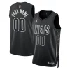 Comodo Brooklyn Nets Jordan Brand Unisex 2022/23 Swingman Custom Jersey Statement Edition Black per gli appassionati