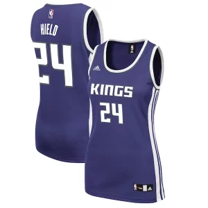 Cool Trendy Buddy Hield Sacramento Kings adidas Women's Road Replica Jersey Purple per gli appassionati