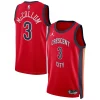 Cool CJ McCollum New Orleans Pelicans Jordan Brand Unisex Swingman Jersey Statement Edition Red per gli appassionati