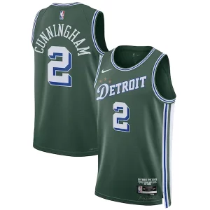 Sofisticato Moderno Cade Cunningham Detroit Pistons Nike Unisex 2022/23 Swingman Jersey City Edition Green per gli appassionati